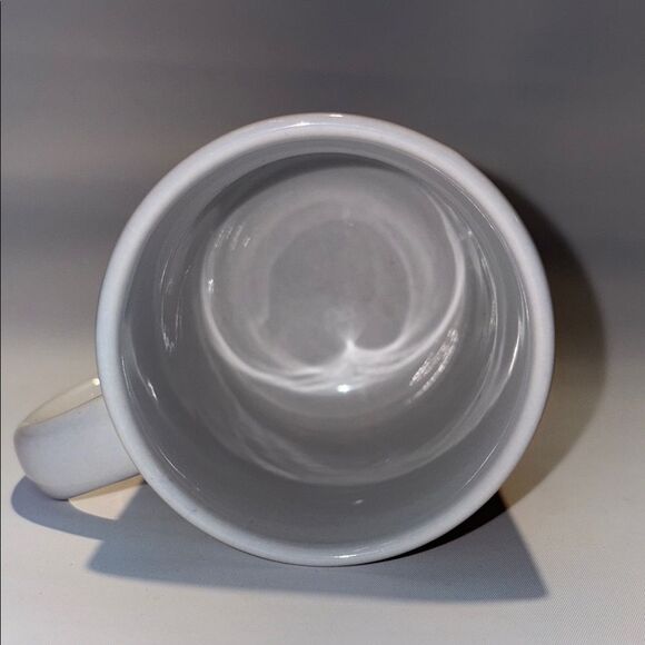 White Mug with Red Text - Picture 6 of 6